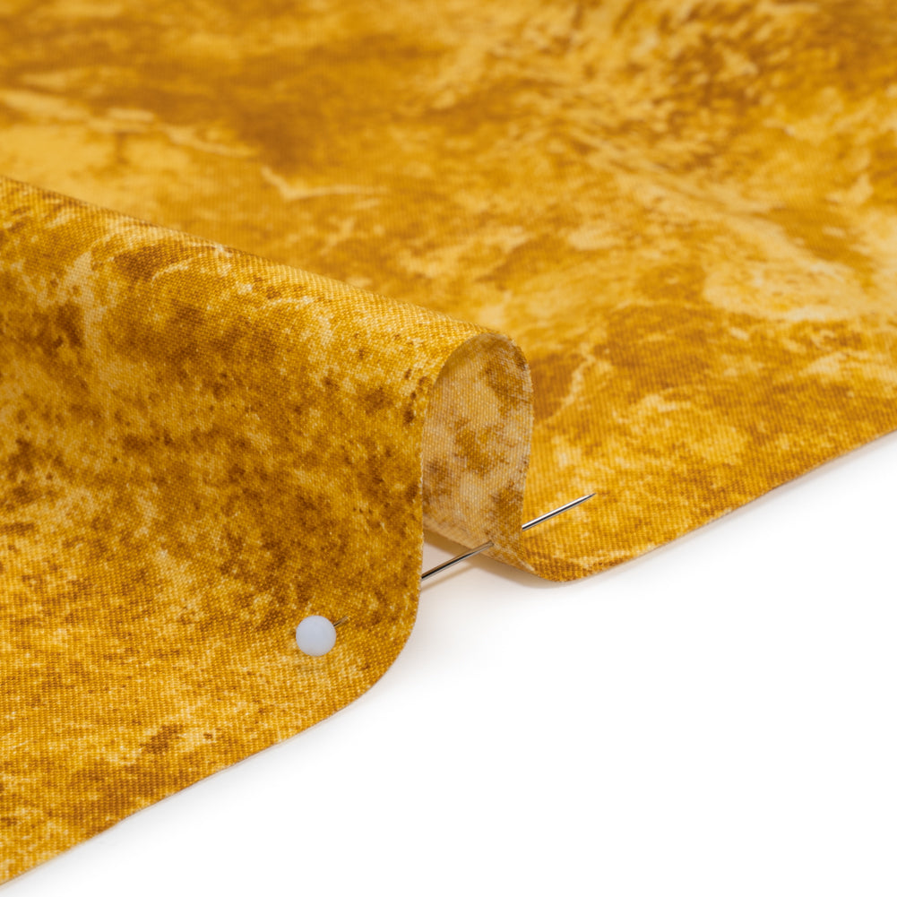 Stonehenge Quilting Cotton by Northcott - Mustard Abstract Texture - Basics Collection - Detail