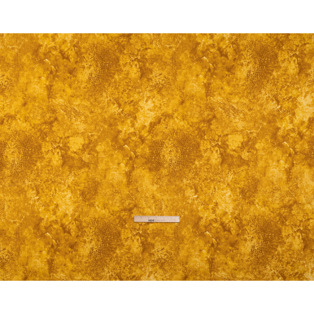 Stonehenge Quilting Cotton by Northcott - Mustard Abstract Texture - Basics Collection - Full