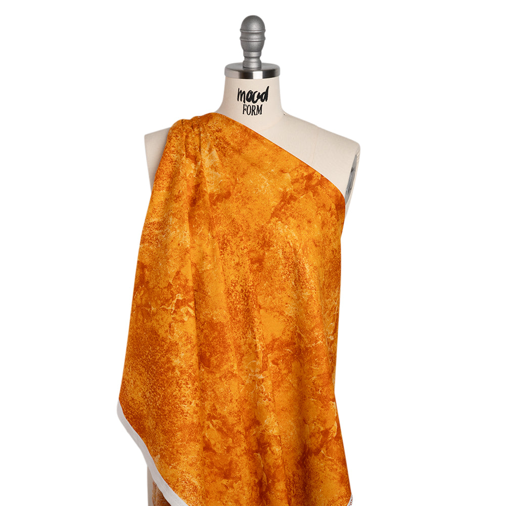 Stonehenge Quilting Cotton by Northcott - Pumpkin Spice Abstract Texture - Basics Collection - Drape