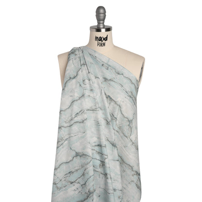 Stonehenge Quilting Cotton by Northcott - Prussian Marble 1 Abstract Cracked Stone - Surfaces Collection
