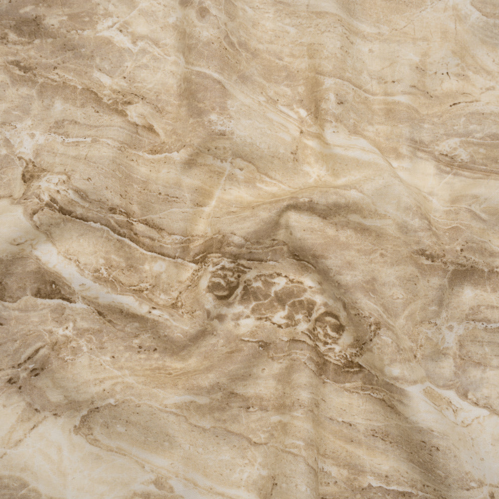 Stonehenge Quilting Cotton by Northcott - Rust Marble 5 Stone Swirl - Surfaces Collection