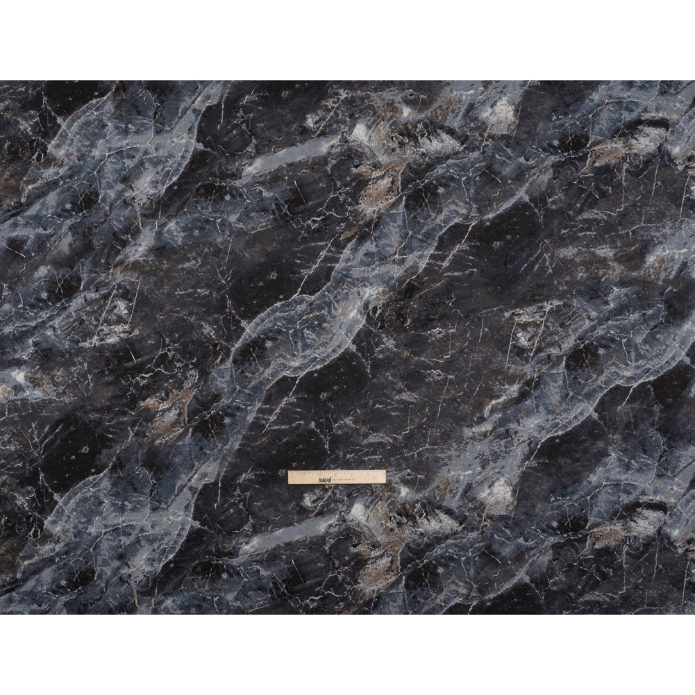 Stonehenge Quilting Cotton by Northcott - Cool Gray Marble 6 Stone Crackle - Surfaces Collection - Full