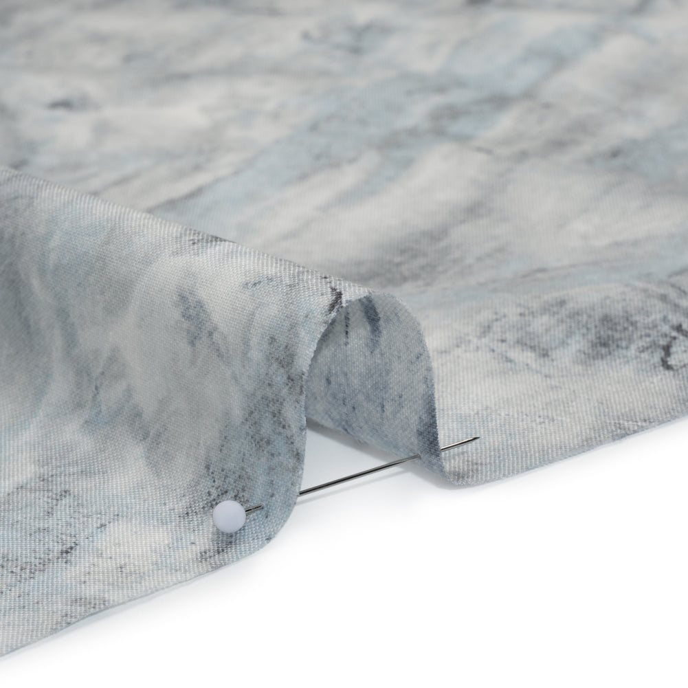 Stonehenge Quilting Cotton by Northcott - Cool Gray Marble 7 Stone Scratch - Surfaces Collection - Detail