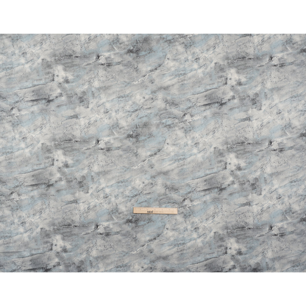 Stonehenge Quilting Cotton by Northcott - Cool Gray Marble 7 Stone Scratch - Surfaces Collection - Full