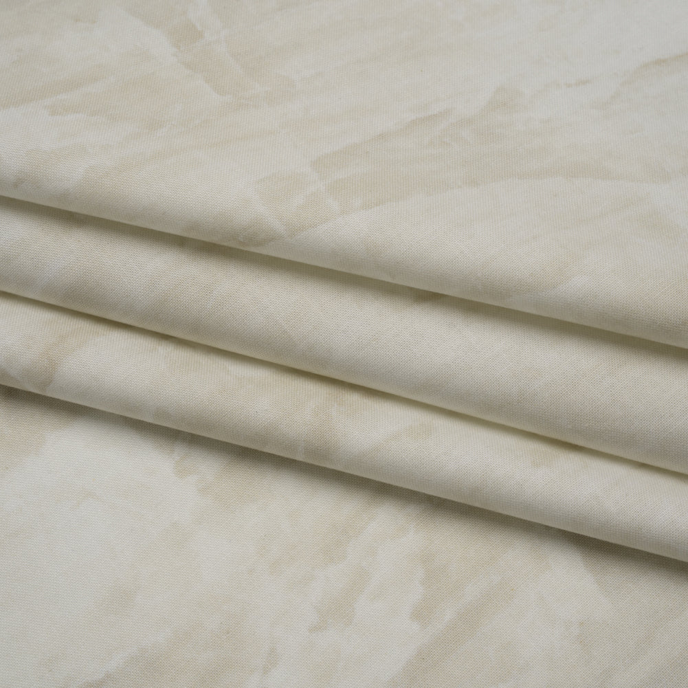 Stonehenge Quilting Cotton by Northcott - Cream Marble 10 Abstract Stone - Surfaces Collection - Folded