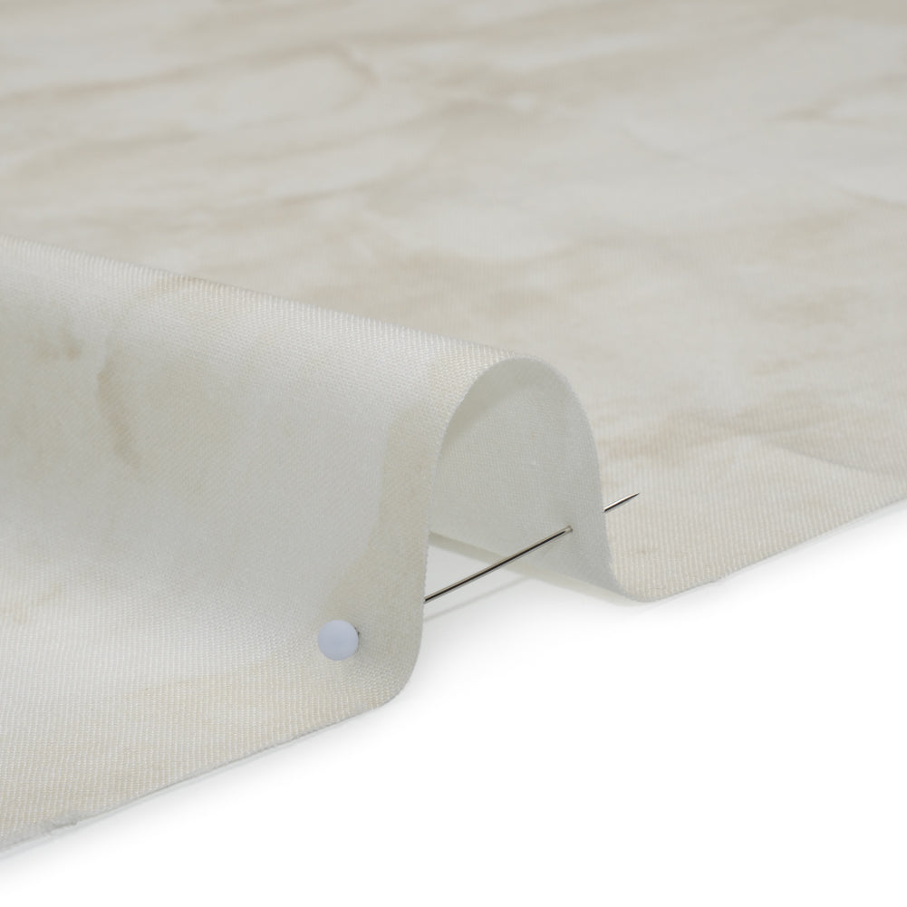 Stonehenge Quilting Cotton by Northcott - Cream Marble 10 Abstract Stone - Surfaces Collection - Detail