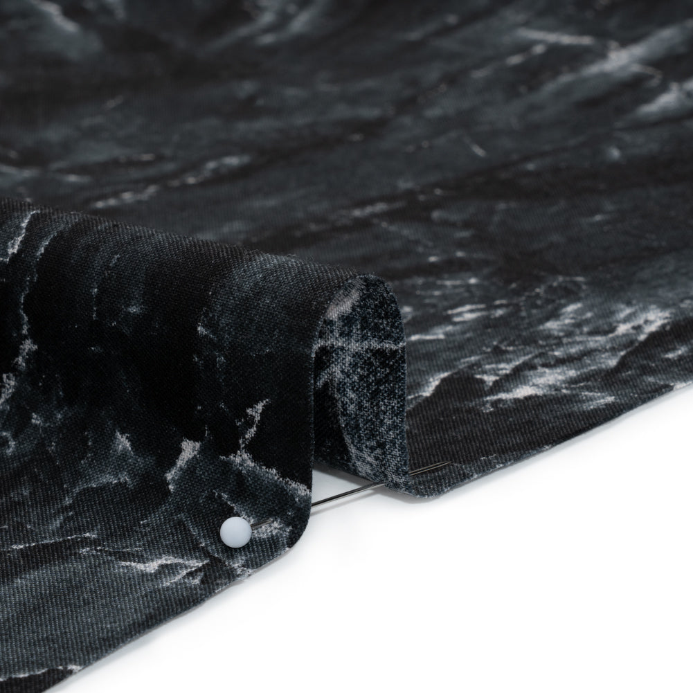 Stonehenge Quilting Cotton by Northcott - Cool Gray Marble 10 Abstract Stone - Surfaces Collection - Detail