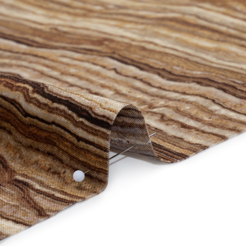 Stonehenge Quilting Cotton by Northcott - Rust Marble 11 Stone Layers - Surfaces Collection - Detail