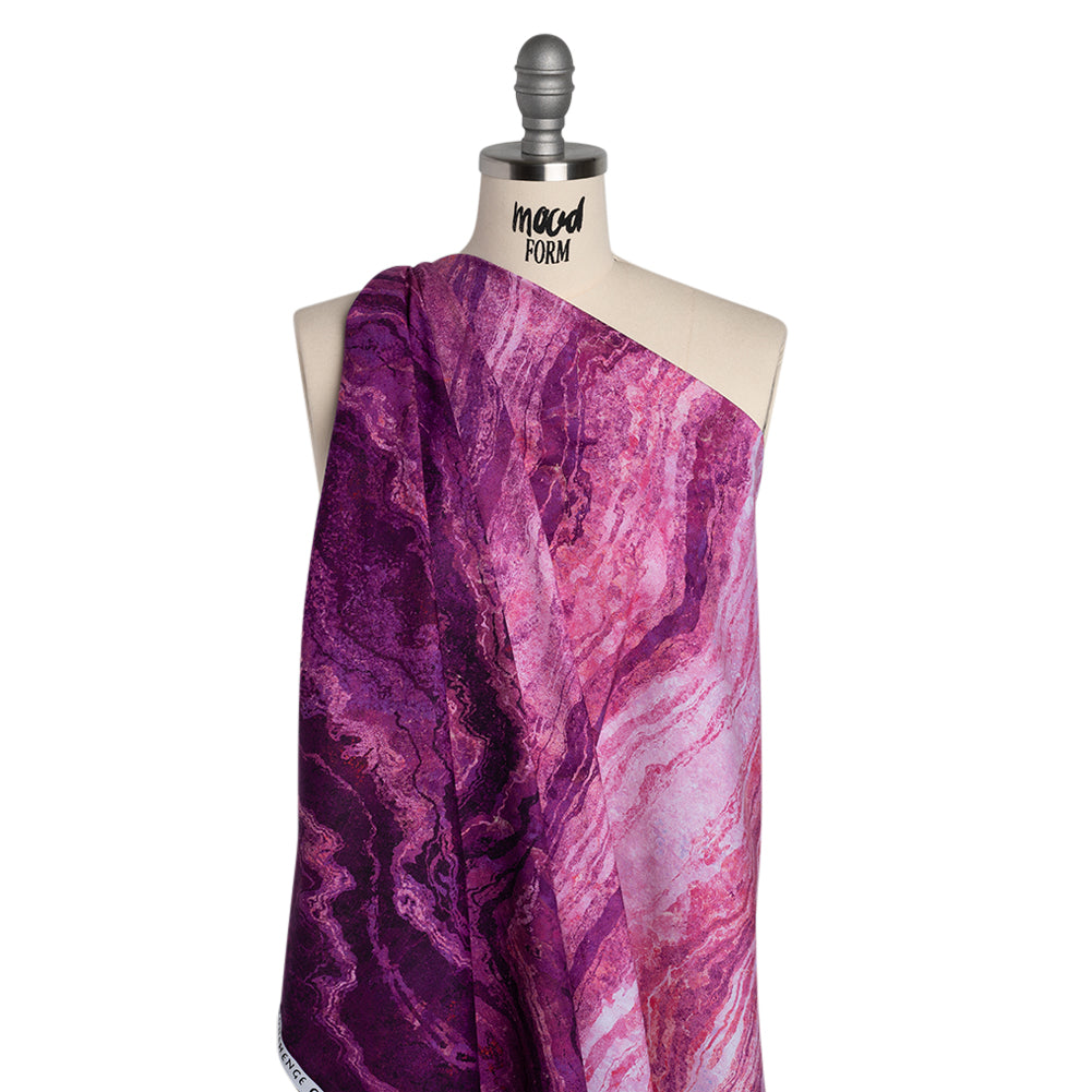 Stonehenge Quilting Cotton by Northcott - Muse Swirling Lines Gradient - Ombre II Collection - Drape
