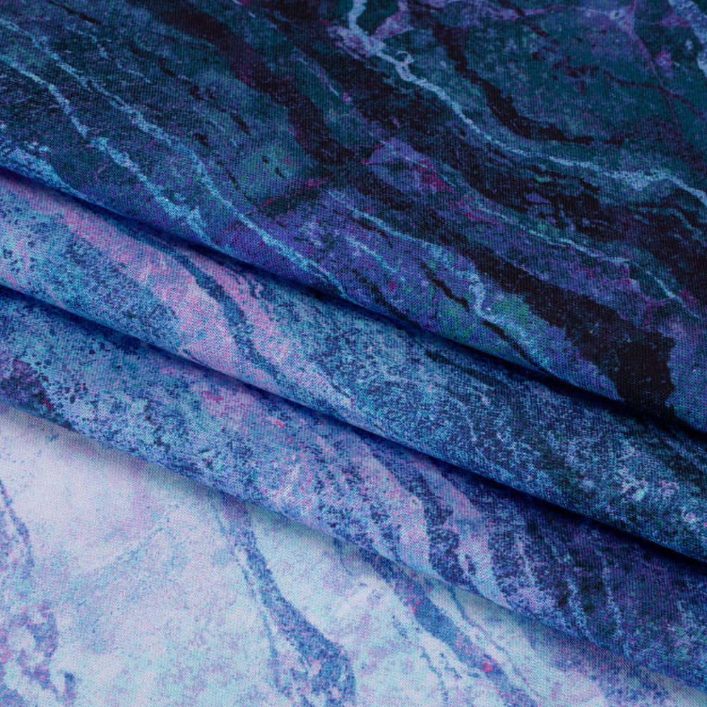 Stonehenge Quilting Cotton by Northcott - Twilight Swirling Lines Gradient - Ombre II Collection - Folded