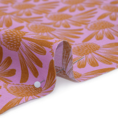 Printed Quilting Cotton by Anna Maria Textiles for Northcott - Taffy Coneflower Floral - Indelible Collection