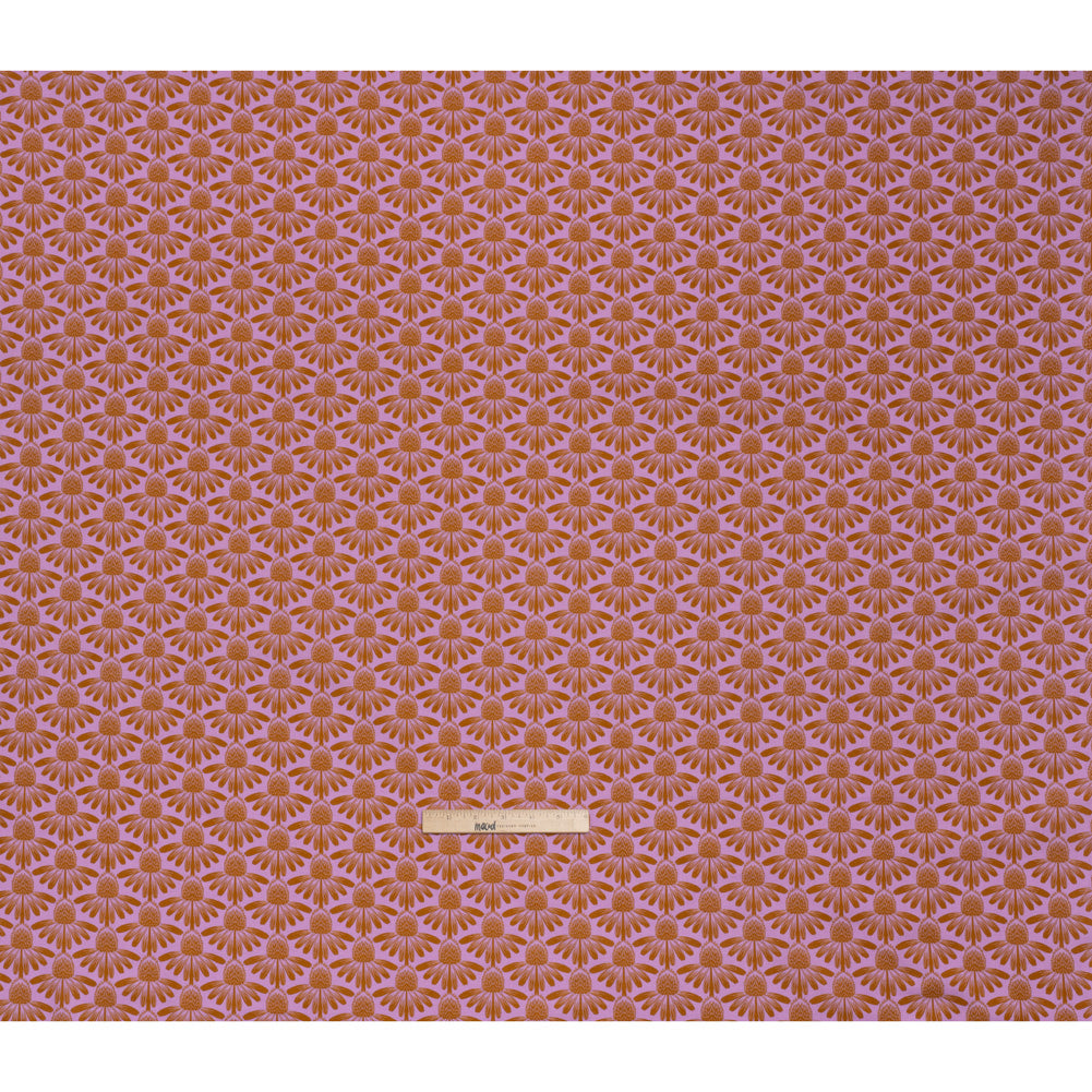 Printed Quilting Cotton by Anna Maria Textiles for Northcott - Taffy Coneflower Floral - Indelible Collection