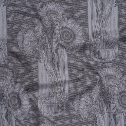 Printed Quilting Cotton by Anna Maria Textiles for Northcott - Flash Sunflowers Floral - Indelible Collection