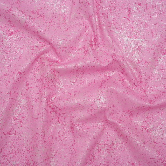 Pearl Finish Quilting Cotton by Patrick Lose for Northcott - Raspberry Sorbet Textural Abstract - Glisten Collection