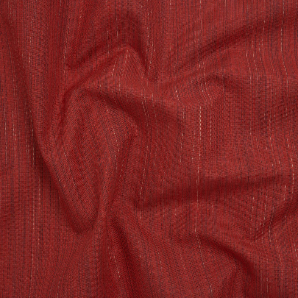 Woven Quilting Cotton Fabric by FIGO Studio - Ruby Striated - Space Dye Collection