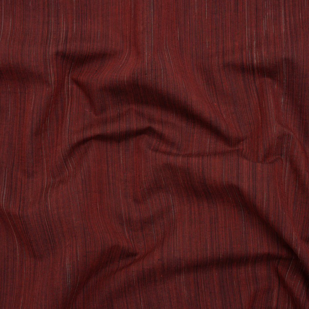 Woven Quilting Cotton Fabric by FIGO Studio - Wine Striated - Space Dye Collection
