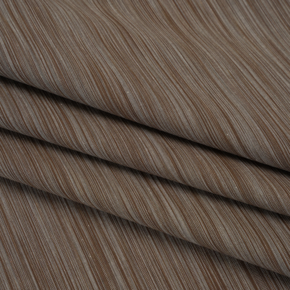 Woven Quilting Cotton Fabric by FIGO Studio - Bark Striated - Space Dye Collection - Folded
