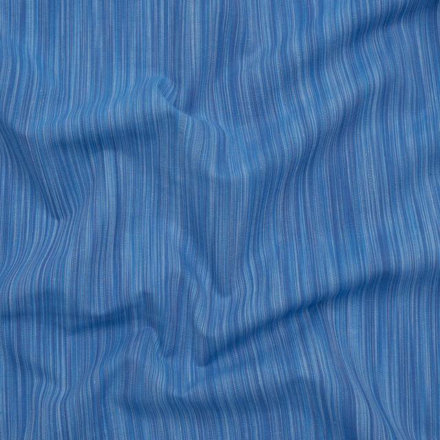 Woven Quilting Cotton Fabric by FIGO Studio - Aqua Striated - Space Dye Collection