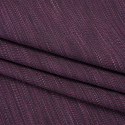 Woven Quilting Cotton Fabric by FIGO Studio - Eggplant Striated - Space Dye Collection