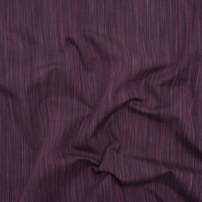 Woven Quilting Cotton Fabric by FIGO Studio - Eggplant Striated - Space Dye Collection