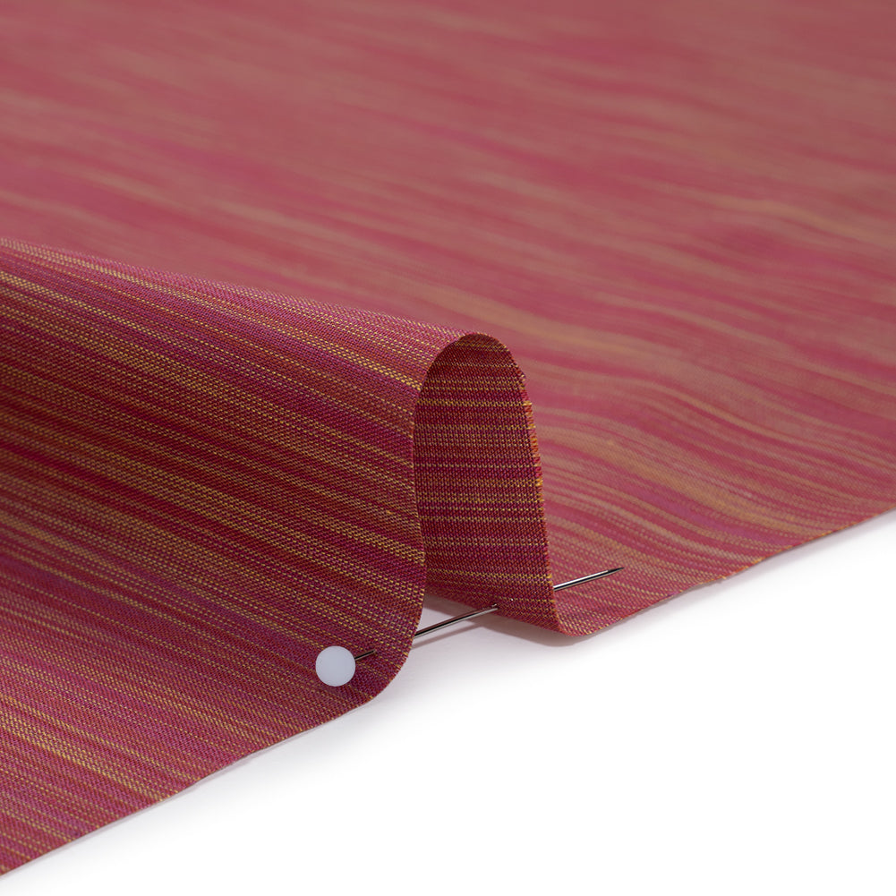 Woven Quilting Cotton Fabric by FIGO Studio - Berry Striated - Space Dye Collection - Detail