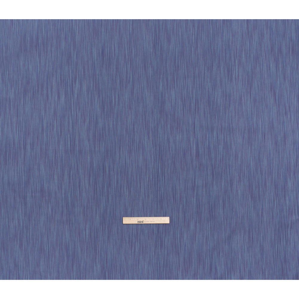 Woven Quilting Cotton Fabric by FIGO Studio - Navy Striated - Space Dye Collection - Full