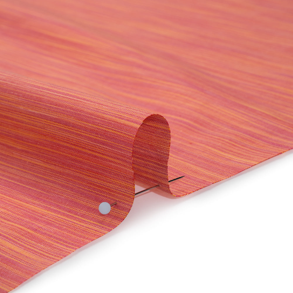 Woven Quilting Cotton Fabric by FIGO Studio - Rose Striated - Space Dye Collection - Detail
