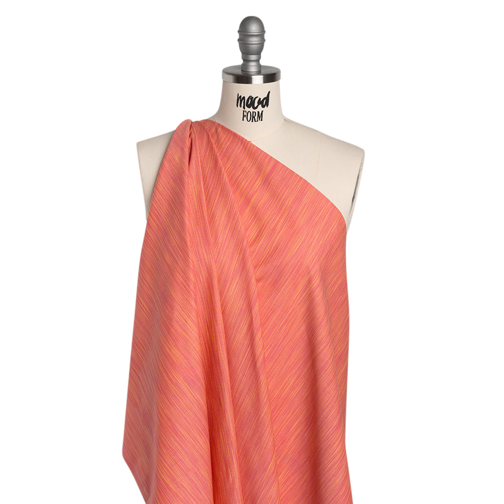Woven Quilting Cotton Fabric by FIGO Studio - Rose Striated - Space Dye Collection - Drape