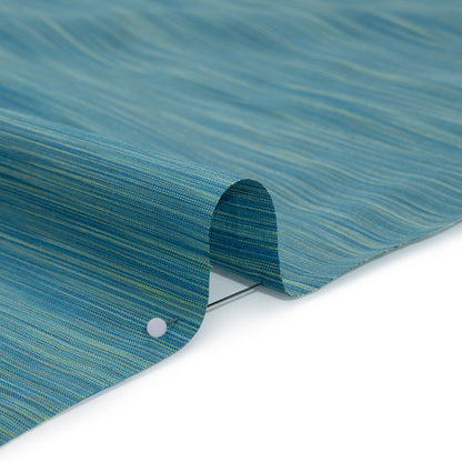Woven Quilting Cotton Fabric by FIGO Studio - Teal Striated - Space Dye Collection