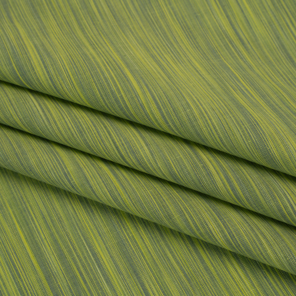 Woven Quilting Cotton Fabric by FIGO Studio - Pistachio Striated - Space Dye Collection - Folded