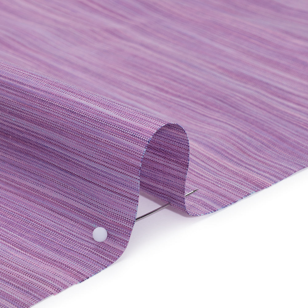 Woven Quilting Cotton Fabric by FIGO Studio - Lavender Striated - Space Dye Collection - Detail