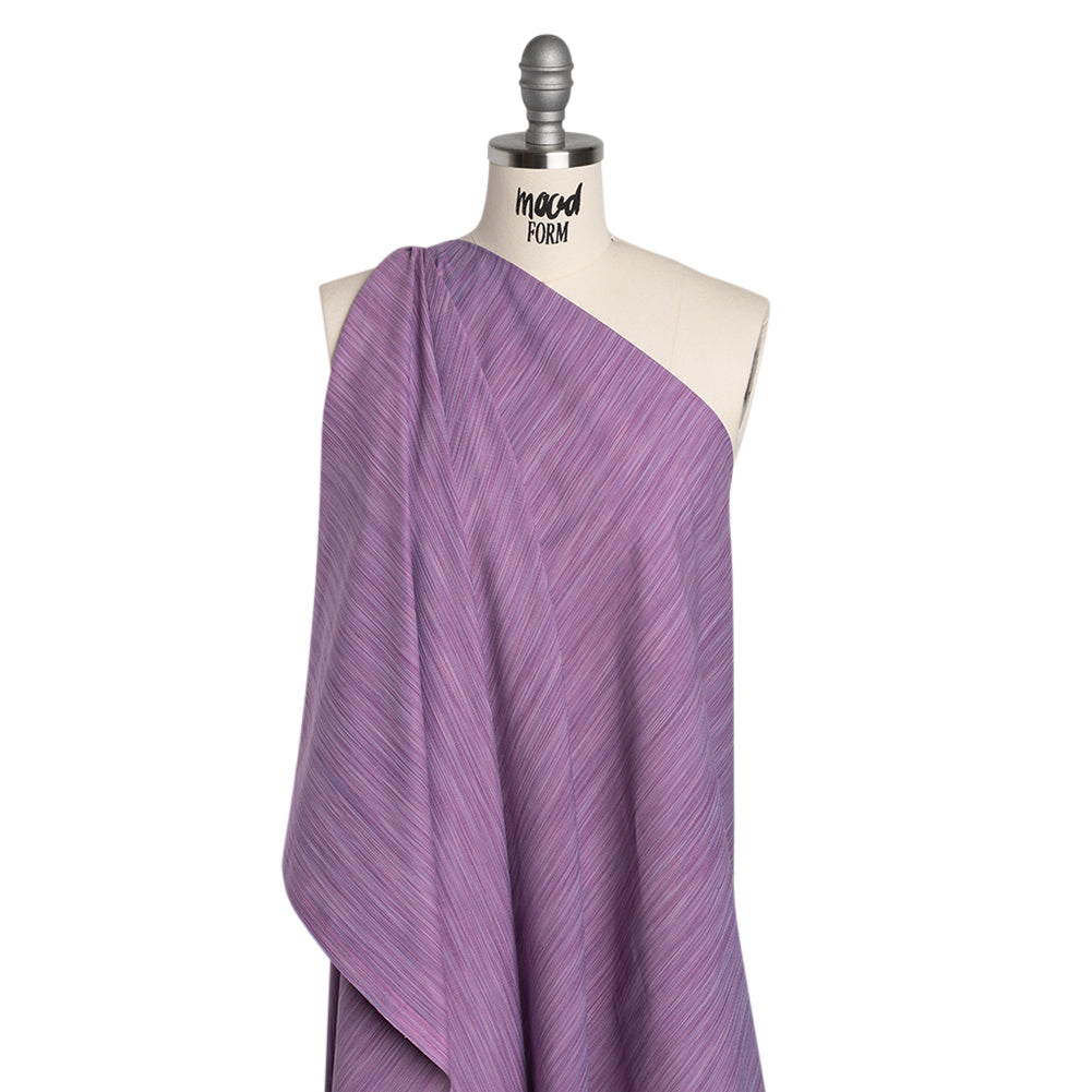 Woven Quilting Cotton Fabric by FIGO Studio - Lavender Striated - Space Dye Collection - Drape