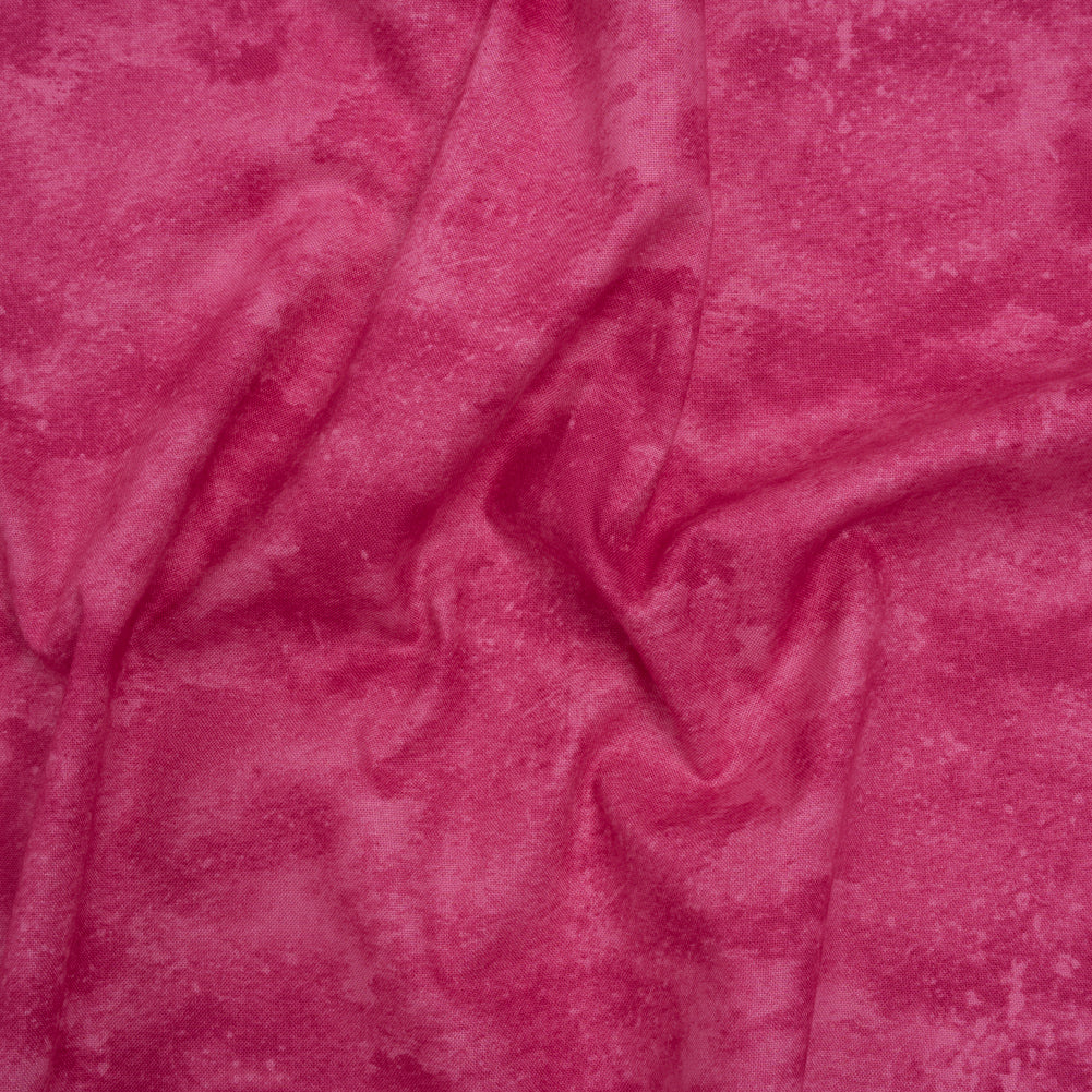 Printed Quilting Cotton by Deborah Edwards Northcott Studio - Razzberry Fresco Texture - Toscana Collection - Drape