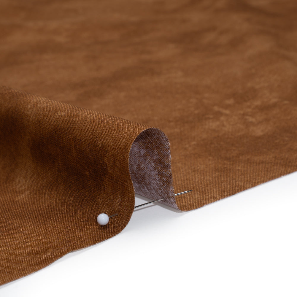 Printed Quilting Cotton by Deborah Edwards Northcott Studio - Nutmeg Fresco Texture - Toscana Collection Full