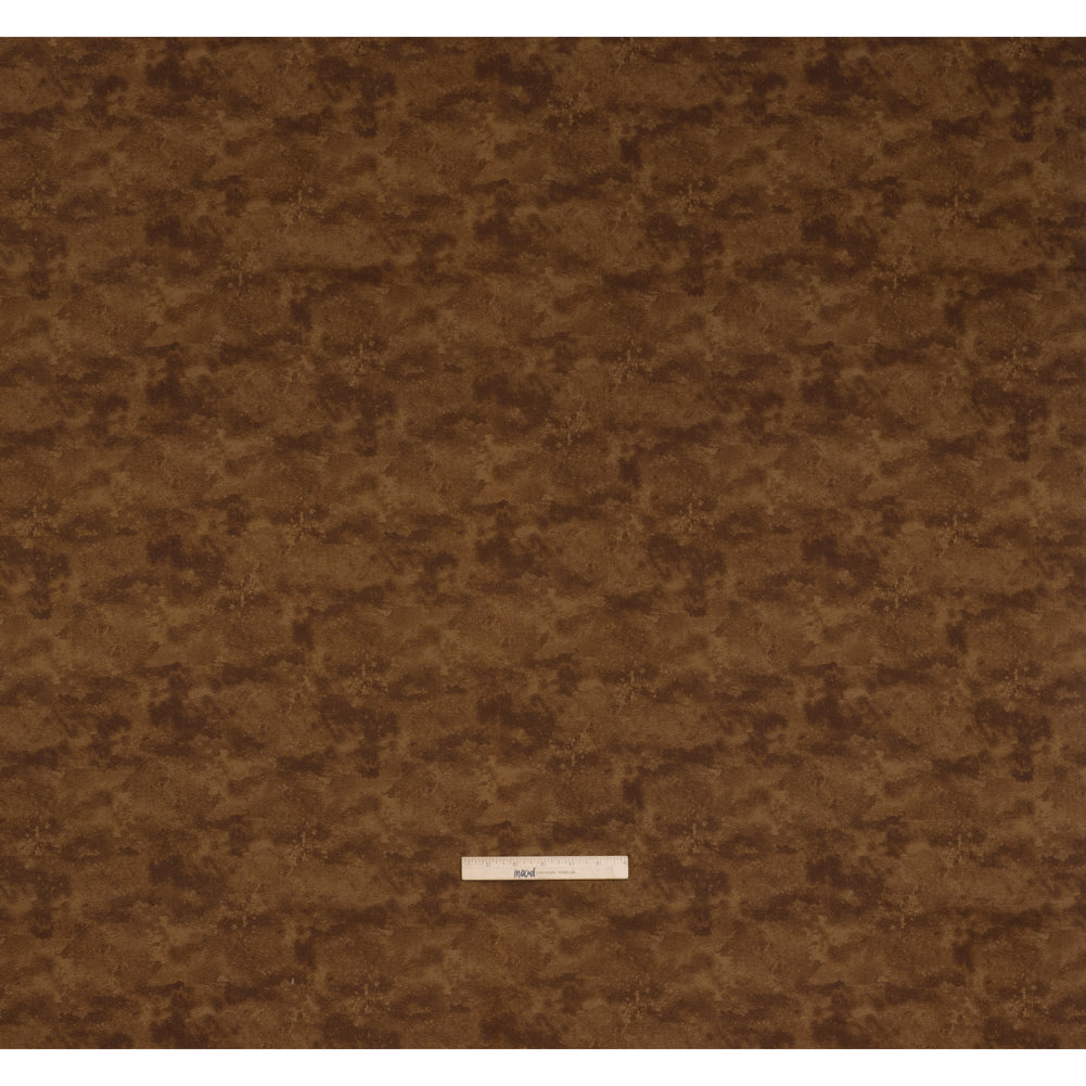 Printed Quilting Cotton by Deborah Edwards Northcott Studio - Chocolate Fresco Texture - Toscana Collection - Full - Image 5 of 6