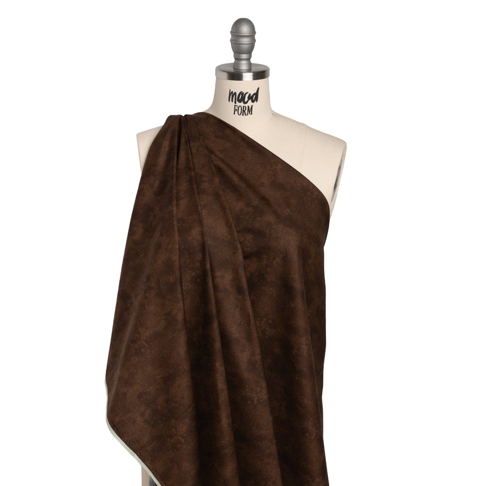 Printed Quilting Cotton by Deborah Edwards Northcott Studio - Espresso Fresco Texture - Toscana Collection Folded