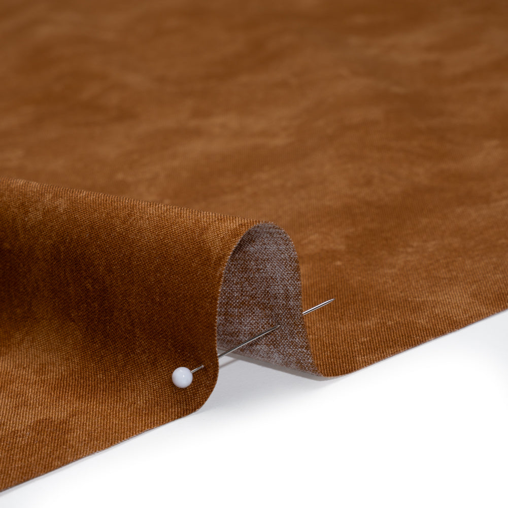 Printed Quilting Cotton by Deborah Edwards Northcott Studio - Cinnamon Fresco Texture - Toscana Collection - Full - Image 4 of 6
