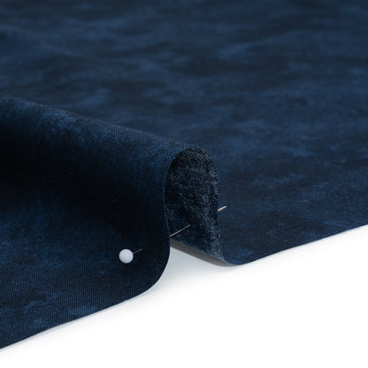 Printed Quilting Cotton by Deborah Edwards Northcott Studio - Navy Fresco Texture - Toscana Collection Full