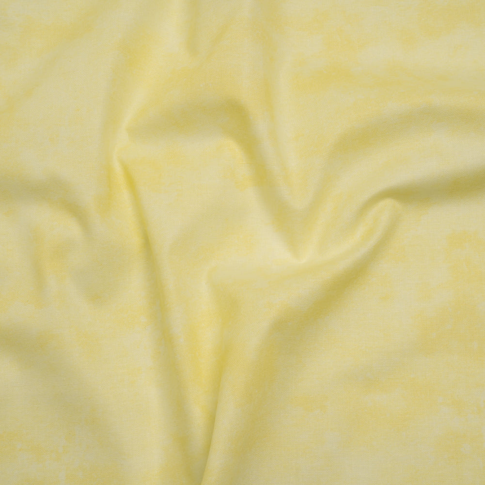 Printed Quilting Cotton by Deborah Edwards Northcott Studio - Lemon Merangue Fresco Texture - Toscana Collection - Drape