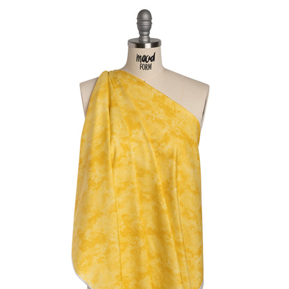 Printed Quilting Cotton by Deborah Edwards Northcott Studio - Sunflower Fresco Texture - Toscana Collection Folded