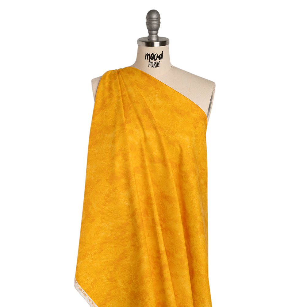 Printed Quilting Cotton by Deborah Edwards Northcott Studio - Mac & Cheese Fresco Texture - Toscana Collection - Folded