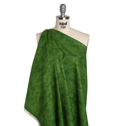 Printed Quilting Cotton by Deborah Edwards Northcott Studio - Pine Fresco Texture - Toscana Collection Folded