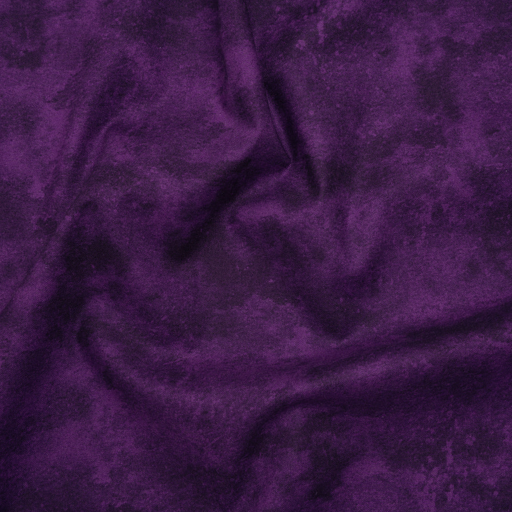 Printed Quilting Cotton by Deborah Edwards Northcott Studio - Violet Fresco Texture - Toscana Collection Drape