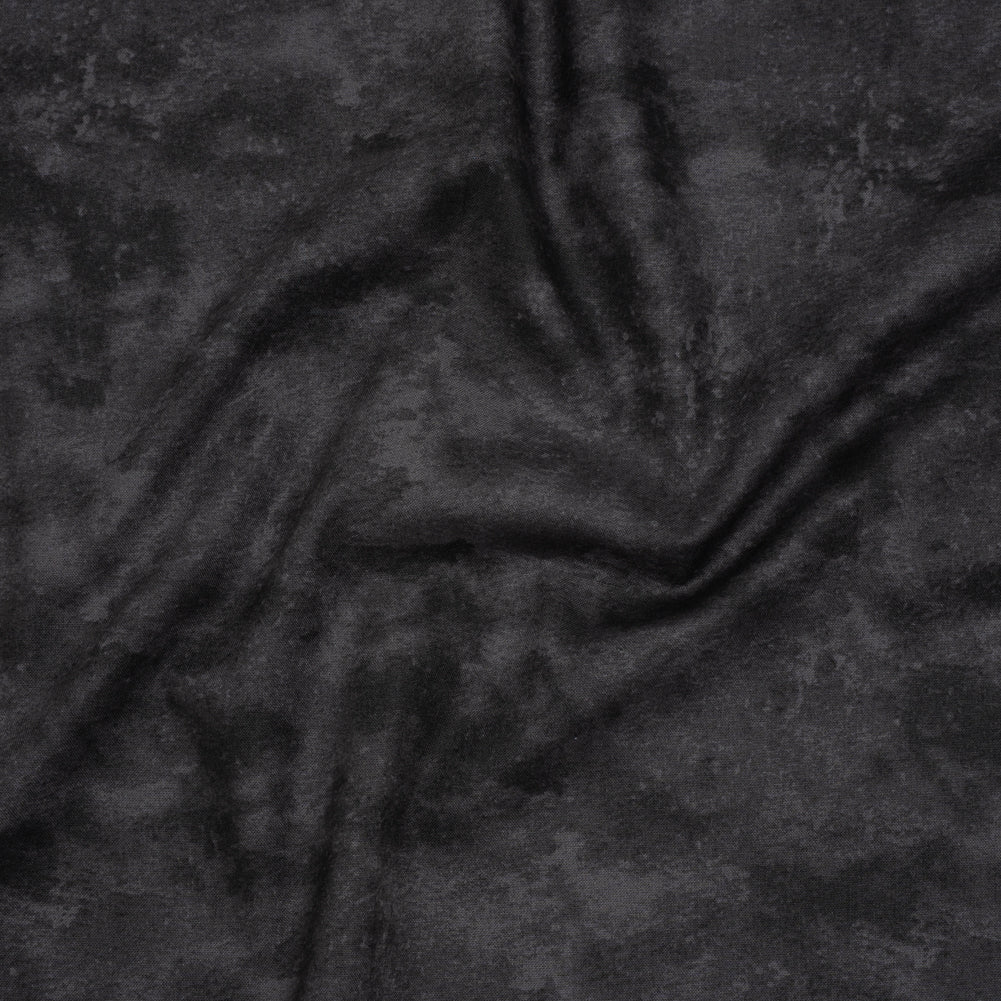 Printed Quilting Cotton by Deborah Edwards Northcott Studio - Graphite Fresco Texture - Toscana Collection Drape