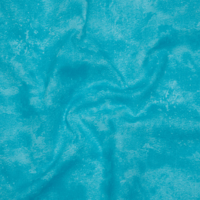 Printed Quilting Cotton by Deborah Edwards Northcott Studio - Turkish Blue Fresco Texture - Toscana Collection