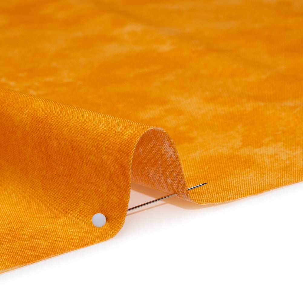 Printed Quilting Cotton by Deborah Edwards Northcott Studio - Tumeric Fresco Texture - Toscana Collection - Full - Image 4 of 7