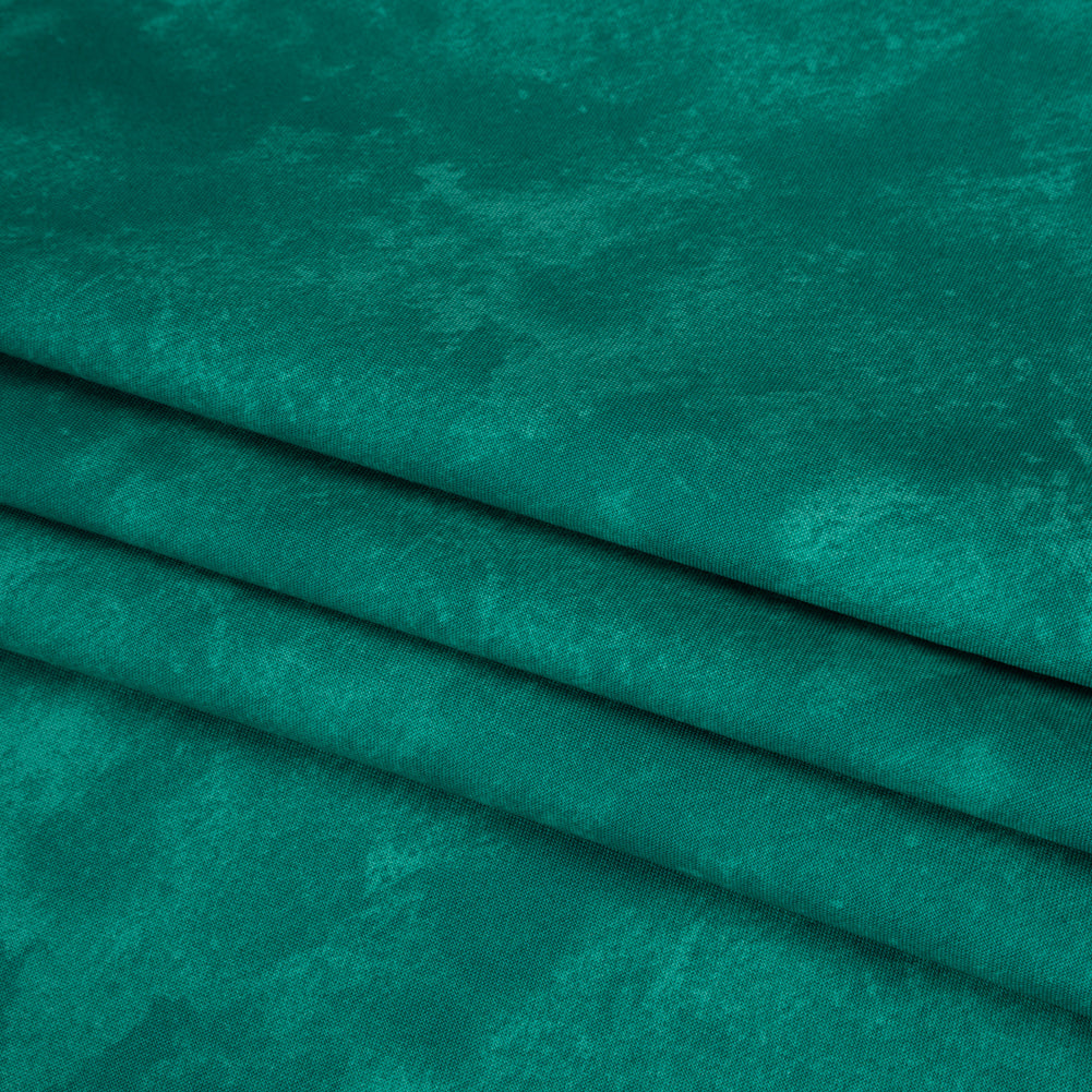 Printed Quilting Cotton by Deborah Edwards Northcott Studio - Jade Fresco Texture - Toscana Collection