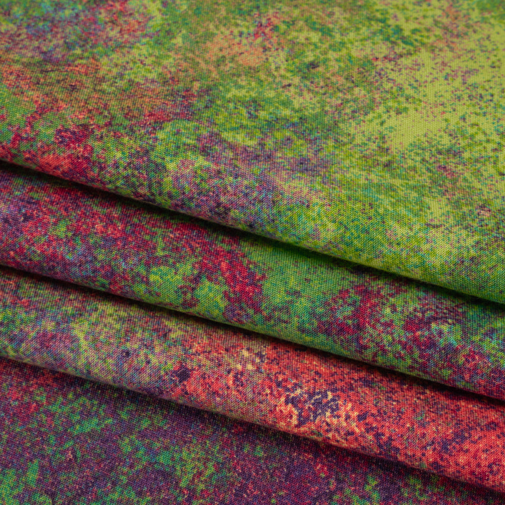 Stonehenge Quilting Cotton by Northcott - Marrakech Textural Abstract - Multi Mixers Collection - Folded