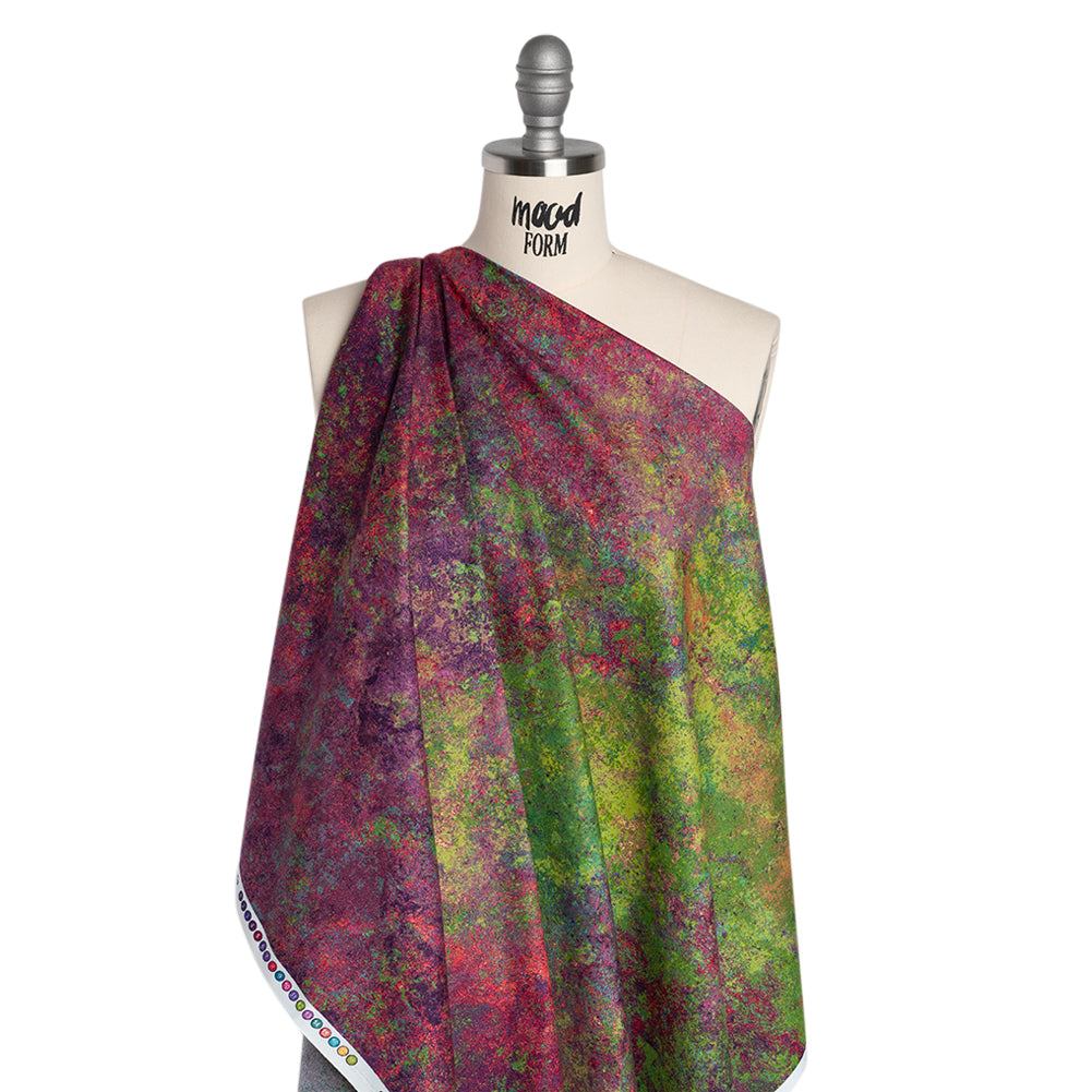 Stonehenge Quilting Cotton by Northcott - Marrakech Textural Abstract - Multi Mixers Collection - Drape
