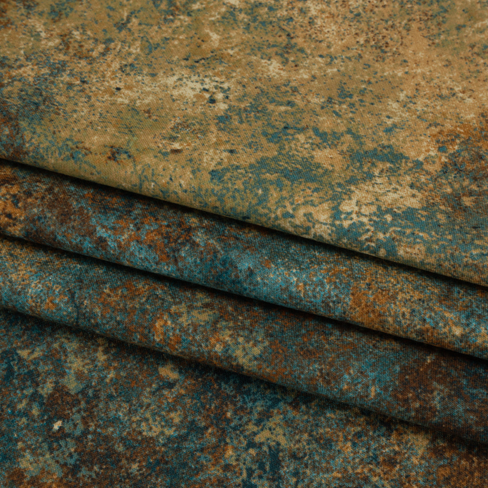 Stonehenge Quilting Cotton by Northcott - Oxidized Earth Textural Abstract - Multi Mixers Collection - Folded